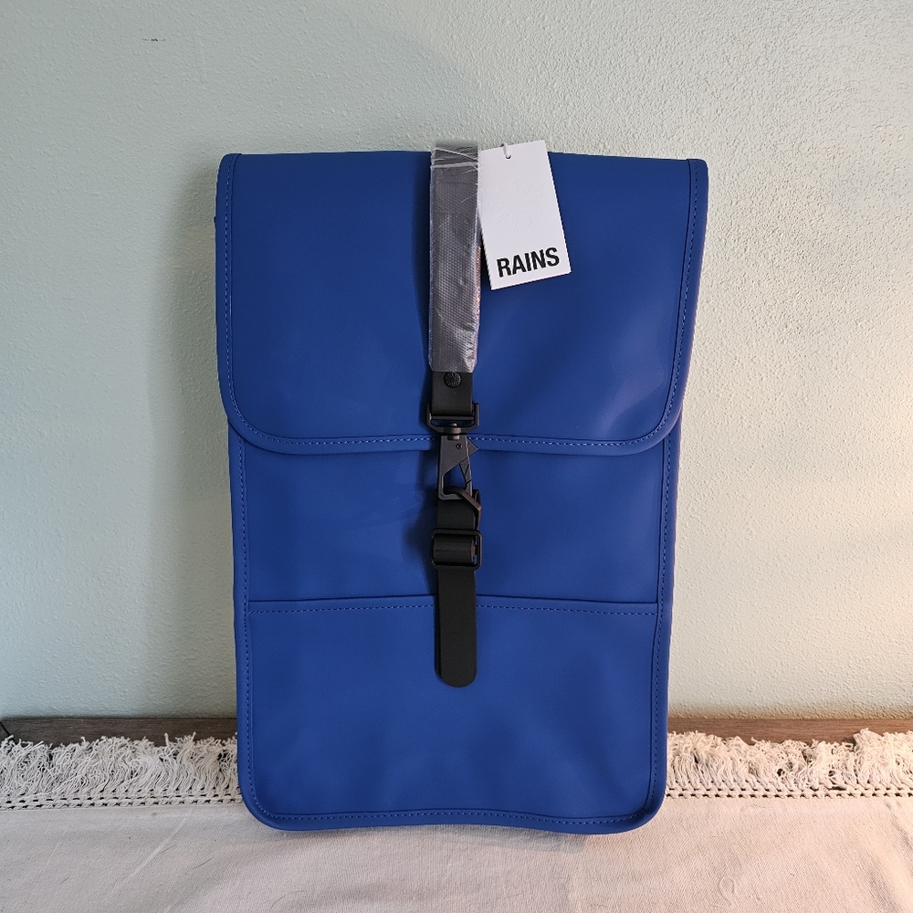 Rains‎ Backpack Mini Waves Waterproof Blue